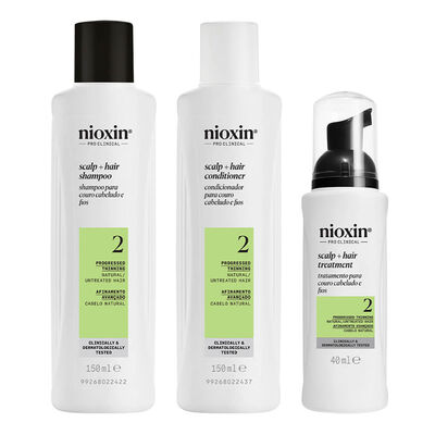 Kit Sistema 2 Espessamento para Cabelos Naturais Nioxin